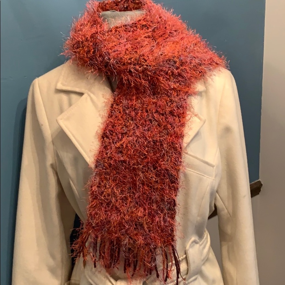 Flash Sale🎁Gorgeous purples & reds handmade scarf